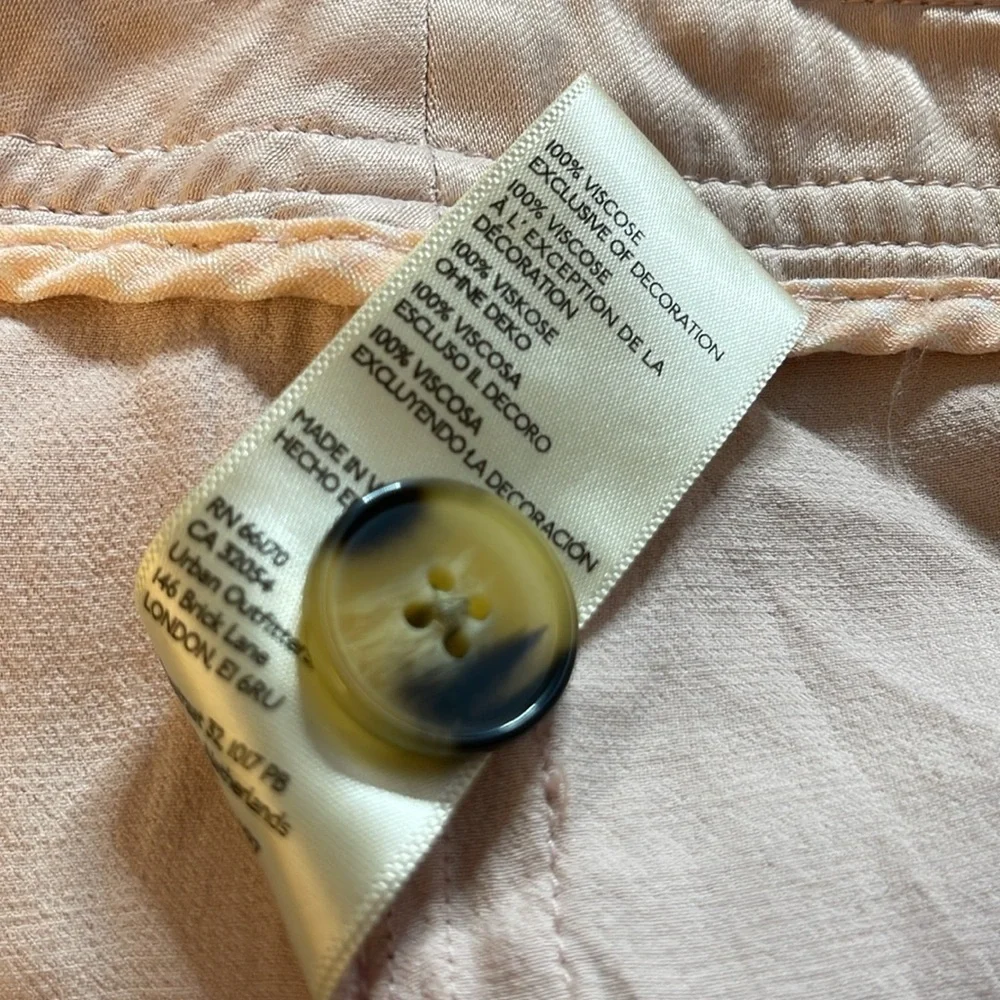 Anthropologie Wide-Leg Cargo Pants 10 - Picture 13 of 14